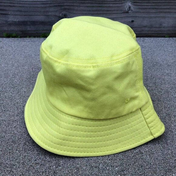 Women's Bucket Hat Packable Travel Cap Yellow Polyester​ - Picture 1 of 7